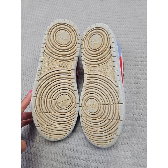 Nike Shoes Youth Size 5.5 Court Borough Low Recraft Cobalt Bliss Sneaker - Picture 7 of 10